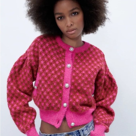 Zara Knit Jacket Cardigan Set - Picture 7 of 7